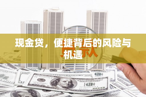 甘泉现金贷，便捷背后的风险与机遇