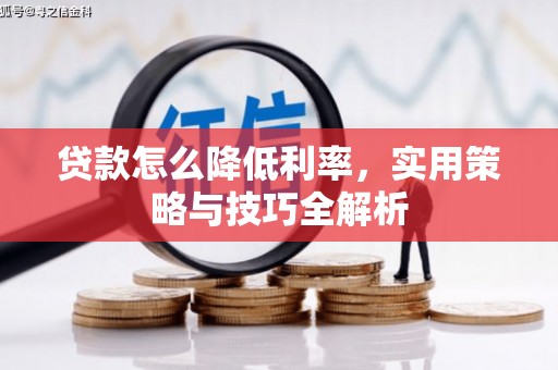 峨边贷款怎么降低利率，实用策略与技巧全解析