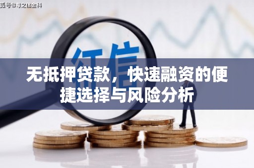 松溪无抵押贷款，快速融资的便捷选择与风险分析