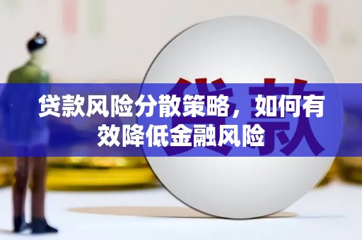 新河贷款风险分散策略，如何有效降低金融风险