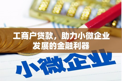 光泽工商户贷款，助力小微企业发展的金融利器