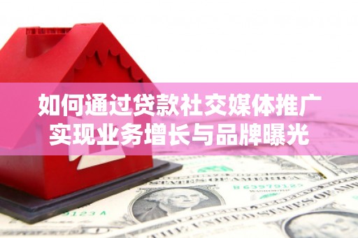 阿莲如何通过贷款社交媒体推广实现业务增长与品牌曝光