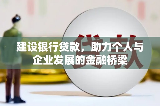 龙沙建设银行贷款，助力个人与企业发展的金融桥梁