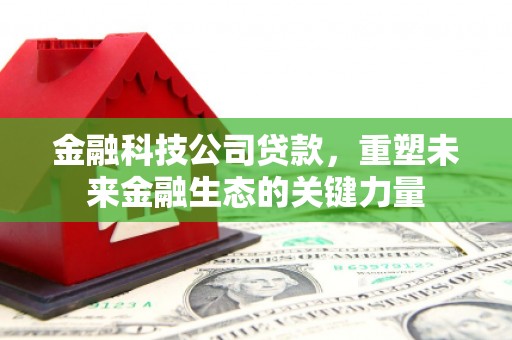 江源金融科技公司贷款，重塑未来金融生态的关键力量