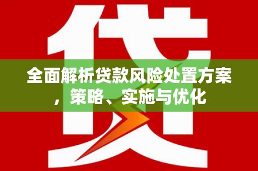 绿岛全面解析贷款风险处置方案，策略、实施与优化
