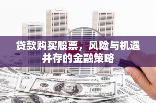 义竹贷款购买股票，风险与机遇并存的金融策略