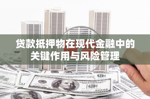黄平贷款抵押物在现代金融中的关键作用与风险管理
