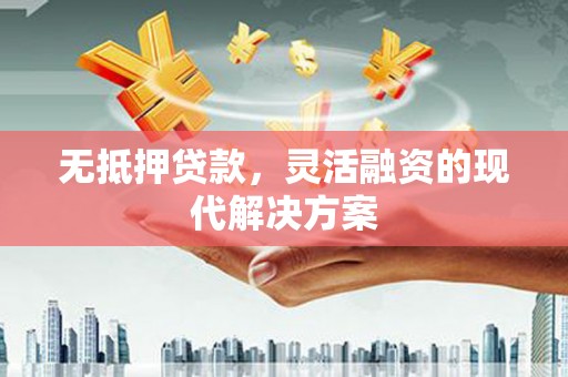 寻乌无抵押贷款，灵活融资的现代解决方案