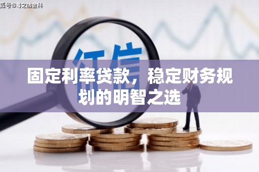 肥乡固定利率贷款，稳定财务规划的明智之选